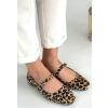 Linni Leopar Süet Babet Ayakkabı