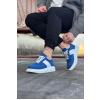 WG011 Mavi Süet Erkek Casual Ayakkabı