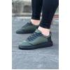 WG019 Haki Triko Erkek Casual Ayakkabı