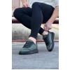 WG019 Haki Triko Erkek Casual Ayakkabı
