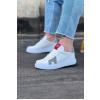 WG040 Beyaz Gri Erkek Casual Ayakkabı