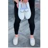 WG060 Beyaz Triko Babet Erkek Casual Ayakkabı