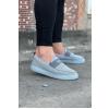 WG061 Gri Triko Babet Erkek Casual Ayakkabı
