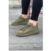 WG096 Haki Süet Günlük Erkek Casual Ayakkabı