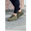 WG096 Haki Süet Günlük Erkek Casual Ayakkabı